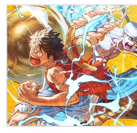 【Pre-sale】Decorative Painting of Luffy and Enel-H2 Studio