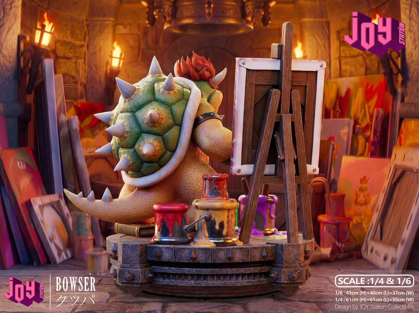 Joy Station Studio - Bowser 2.0 Super Mario 1/6 & 1/4 Scale Statue(GK)