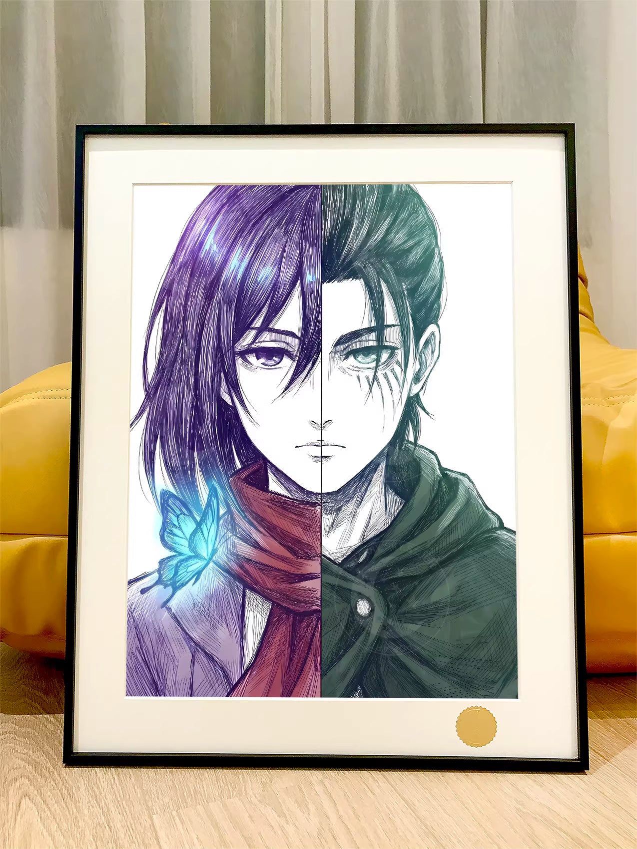 【Pre-sale】Decorative Painting of Mikasa and Eren-XingKong Studio