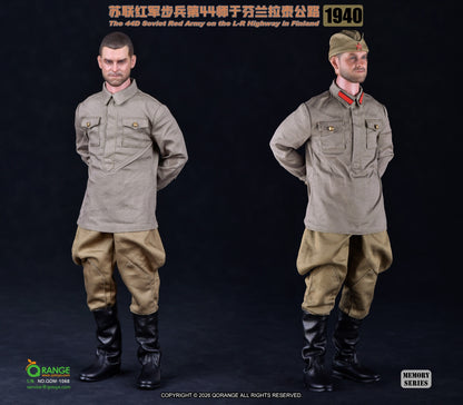 QORANGE QOTOYS - 1/6 The 44D Soviet Red Army on the L-R Highway in Finland 1940 NO.QOM-1068 Clothing Set Accessory Pack (Licensed)