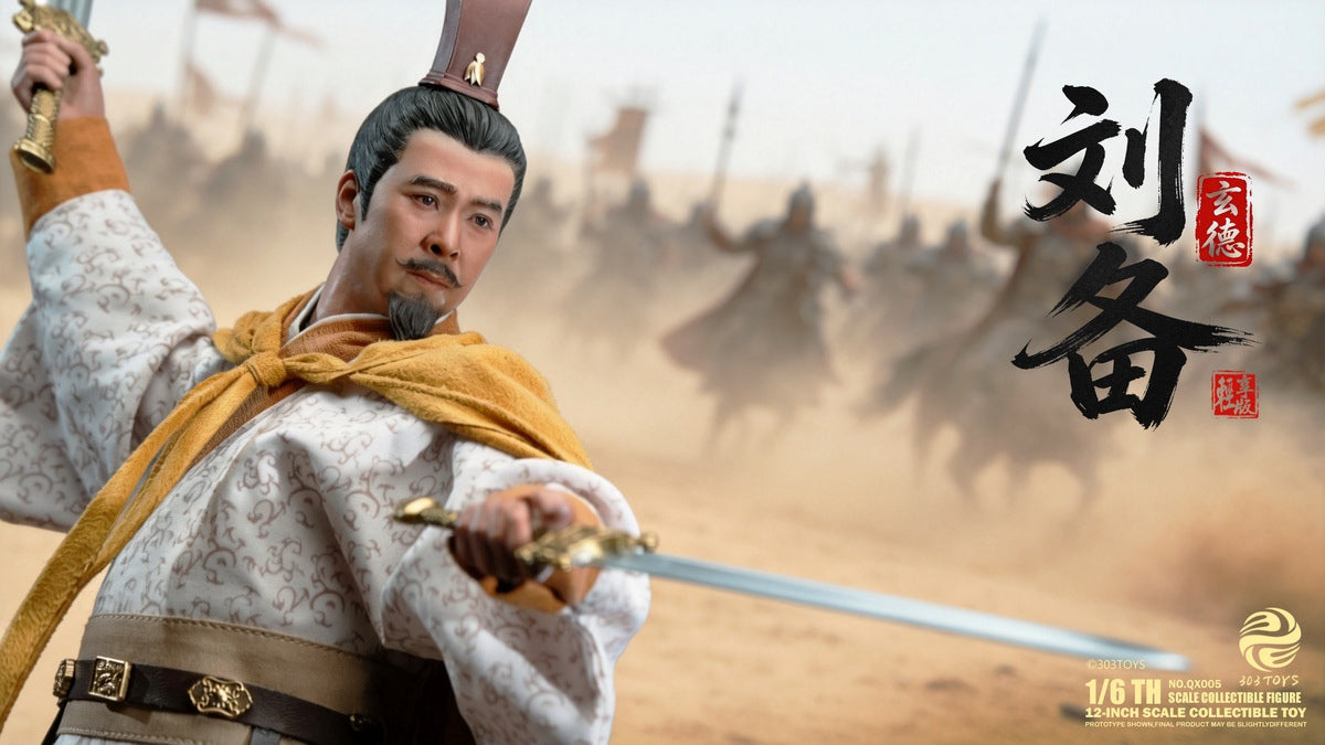 303TOYS - 1/6 Action Figure Liu Bei X Zhuge Liang NO.QX005 QX006 (Light Version) (Licensed)