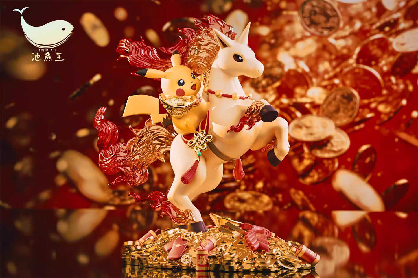 【Pre-sale】Pikachu Riding Horse-Shima Aji Studio