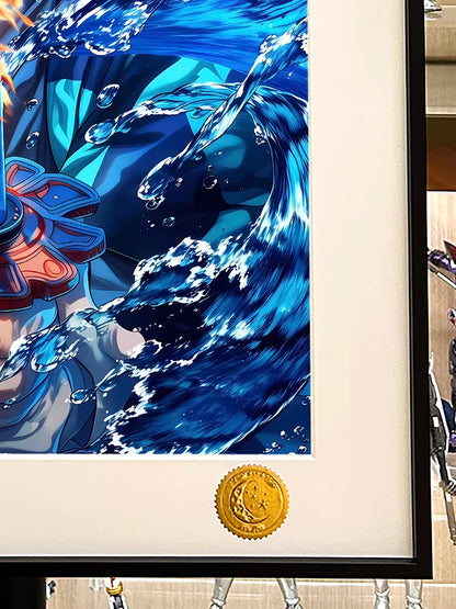 【Pre-sale】Decorative Painting of Water and Fire Kamado Tanjiro-XingKong Studio