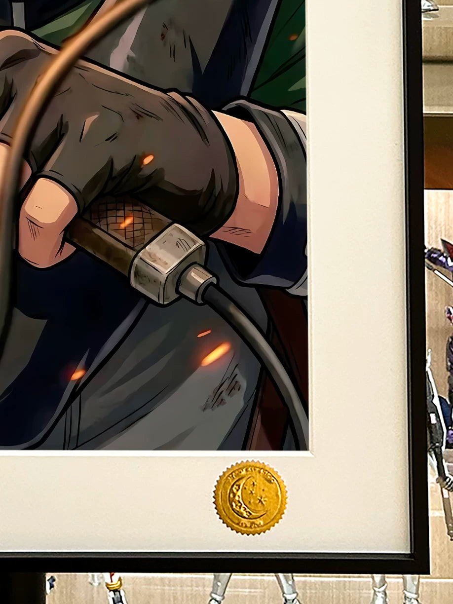 【Pre-sale】Decorative Painting of Fire Levi-Attack on Titan-XingKong Studio