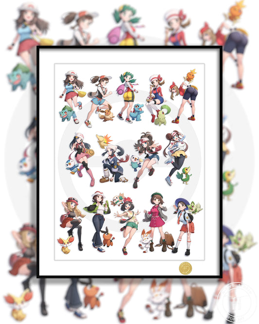 【Pre-sale】Decorative Painting of Female Leads in Each Generation-H2 Studio