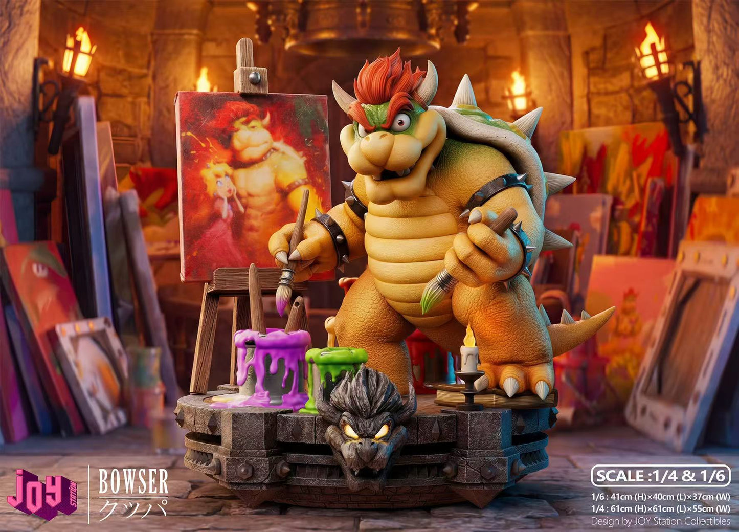 Joy Station Studio - Bowser 2.0 Super Mario 1/6 & 1/4 Scale Statue(GK)
