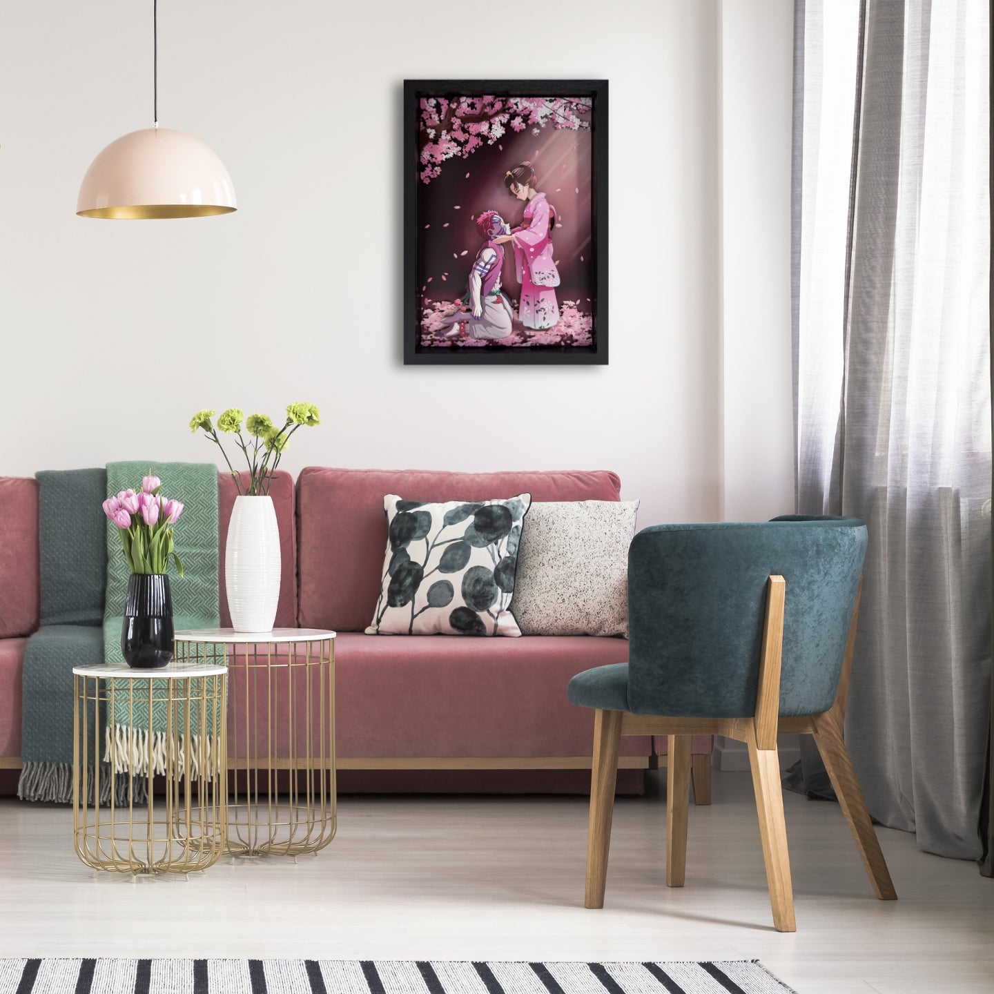 【In stock】Decorative Painting of Akaza and Koyuki-Aotu Panda Studio