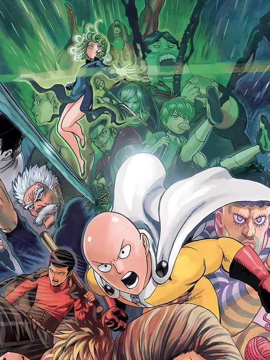 【Pre-sale】Decorative Painting of Saitama, Genos and Tatsumaki-XingKong Studio