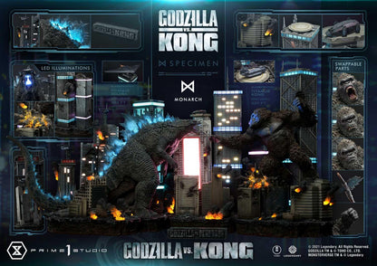 Prime 1 Studio - Licensed Godzilla vs Kong Final Battle | 版权 哥斯拉大战金刚 终极之战场景