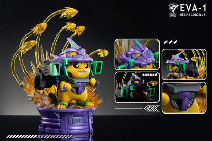 Hard Shell - Pikachu cos Mecha Godzilla | 皮卡丘cos机械哥斯拉