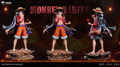モンキー・D・ルフィ／ Monkey D. Dragon Model restoration Studio Assemble Figures フィギュア ガレージキットシーンの台座 Ver.1/6 スケール模還原 POP 鬼島路飛 魯夫 航海王 和之國篇