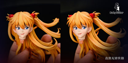 Soryu Asuka Langley惣流・アスカ・ラングレーEVA Assemble Figuresフィギュア ガレージキットシーンの台座 Ver.1/6 スケール Baby Sister Studio 限定販売 収蔵級手作り樹脂塗装済み完成品