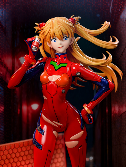 Soryu Asuka Langley惣流・アスカ・ラングレーEVA Assemble Figuresフィギュア ガレージキットシーンの台座 Ver.1/6 スケール Baby Sister Studio 限定販売 収蔵級手作り樹脂塗装済み完成品